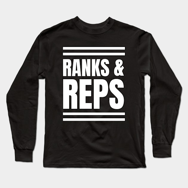 SEO Specialist's Ranks & Reps: The Ultimate Gift for SEO Experts and Managers Crushing It in the Gym Long Sleeve T-Shirt by YUED